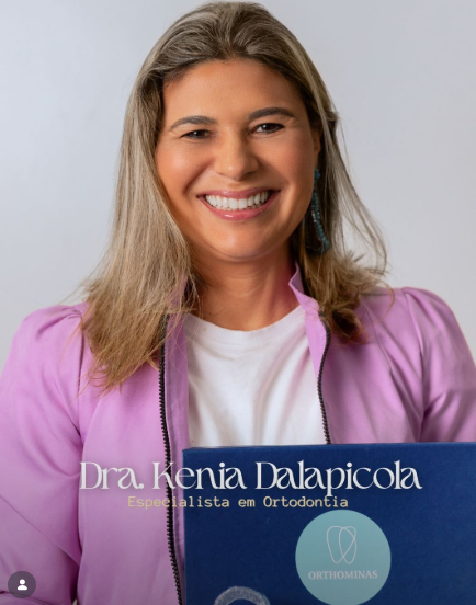 Dra. Kenia Dalapicola, especialista em Ortodontia